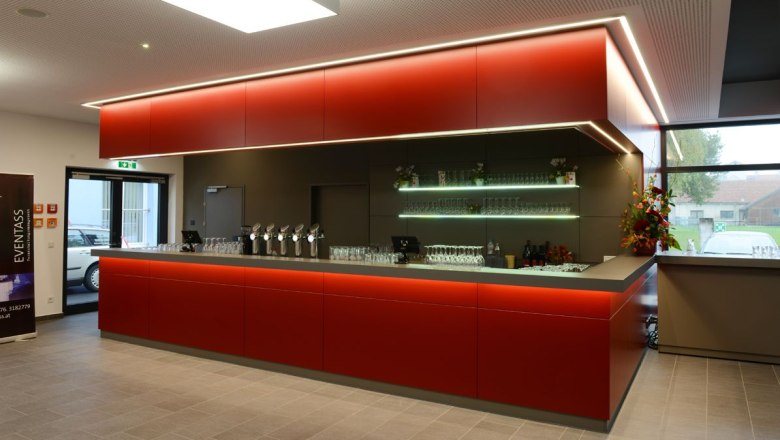Ybbsfeldhalle bar area, &copy; Roland Schuller