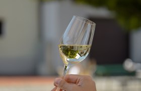 Wine glass, &copy; Weinviertel Tourismus / Lisa Sedlatschek