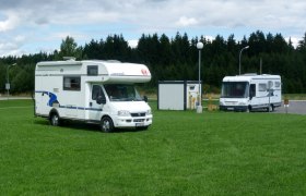 Motorhomes on our parking lot, © Familie Mayrhofer