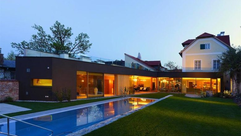 Garden at dusk, © Hotel Landhaus Moserhof