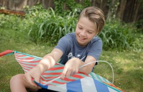 Donauraum Kind Winddrache WTG Lahofer 1, &copy; Weinviertel Tourismus GmbH / Lahofer