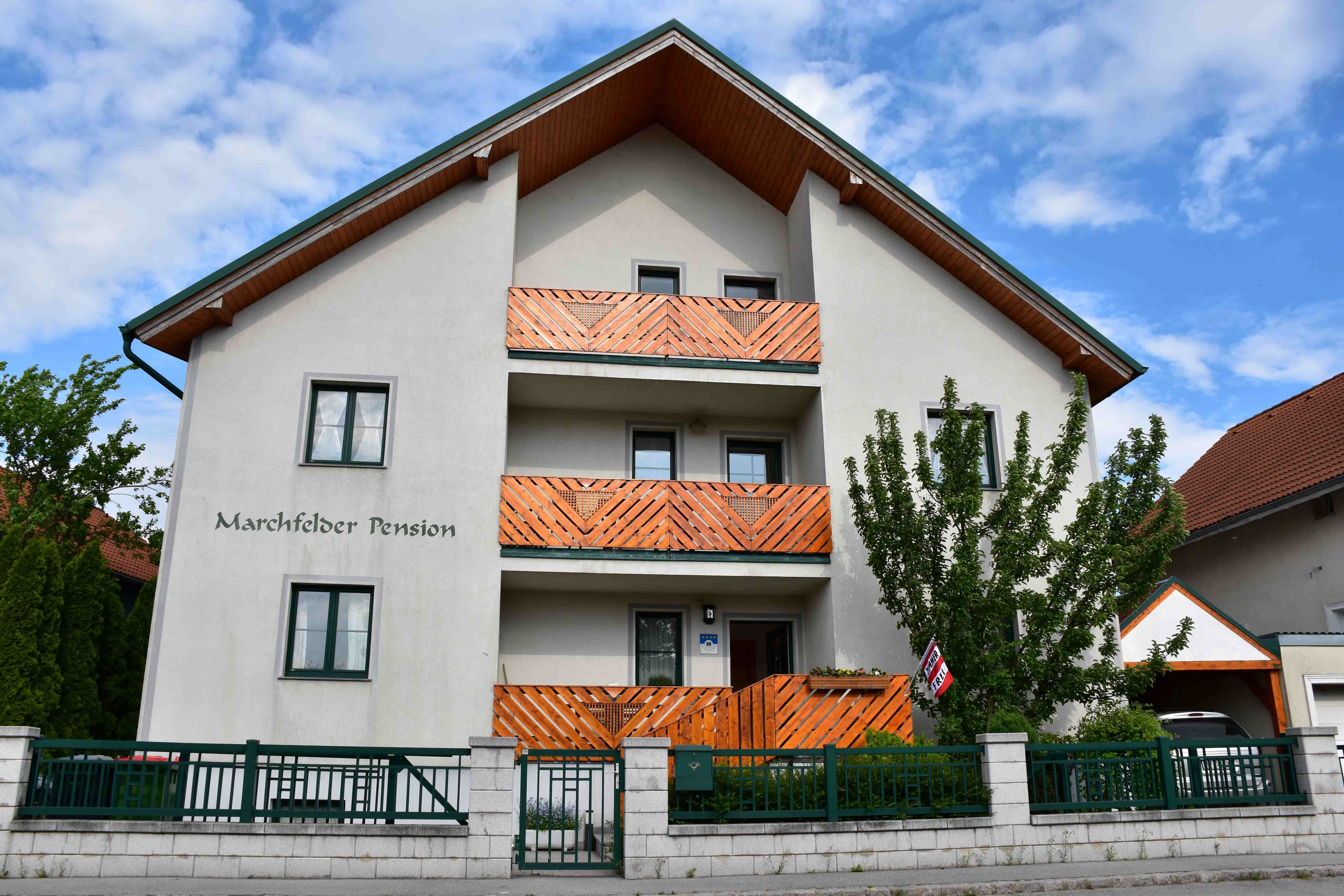 Morva-mező panzió, Orth/Donau, külső nézet