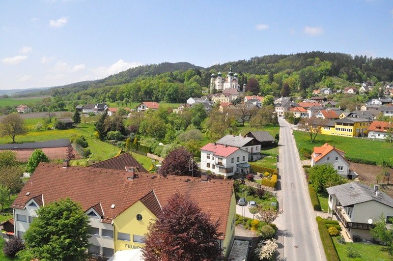 Artstetten légifelvétel az artstetteni kastéllyal 