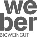 A Weber bioborászat logója szürke betűkkel.