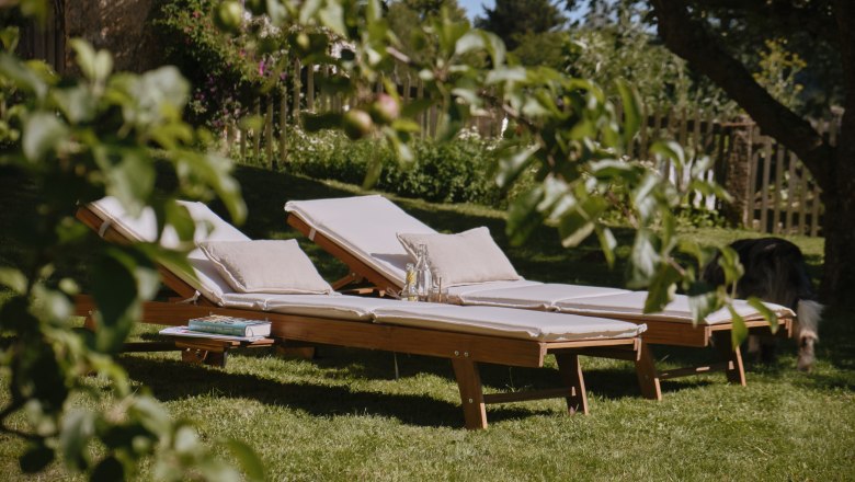 Gyümölcsöskert nyugágyak, © Mathias Lixl / lixl.com