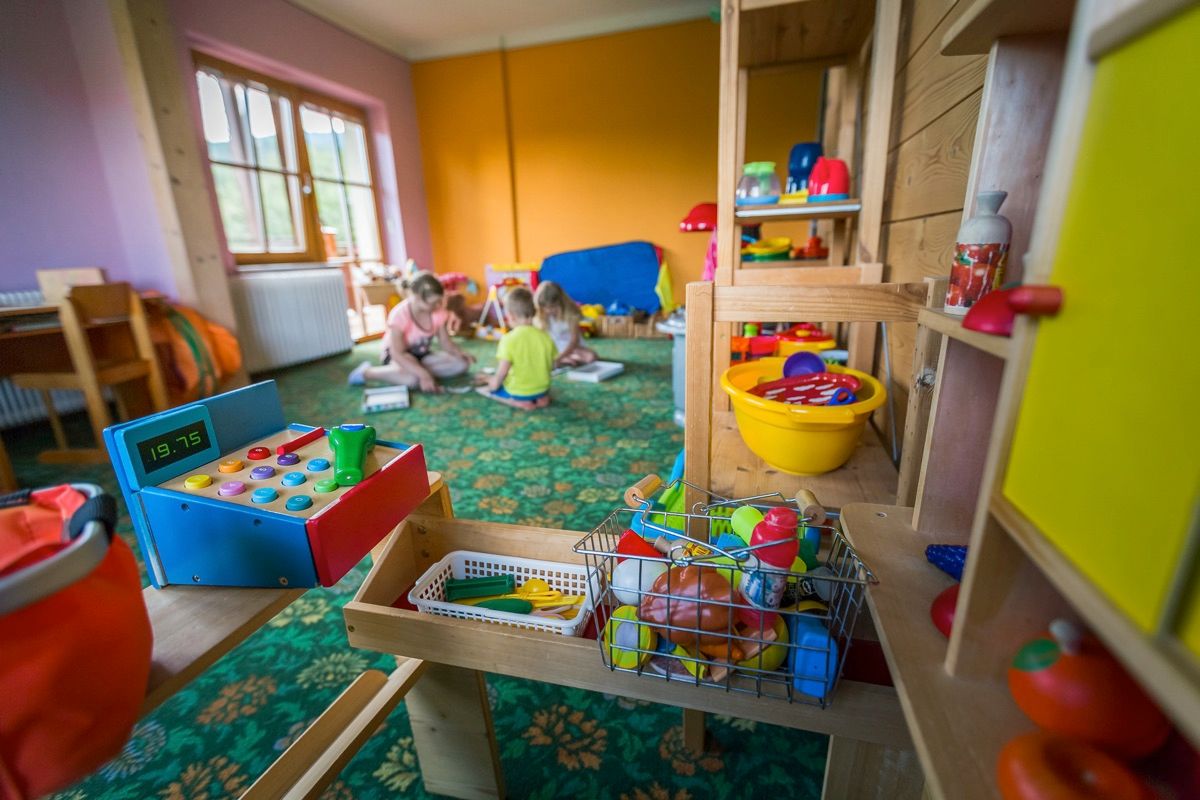 Spielzimmer und viele Spielsachen