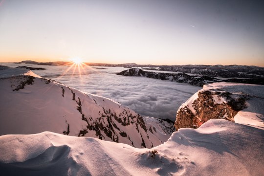 Hideg, de kiadós boldogság a hegycsúcson, © Gerald Demolsky