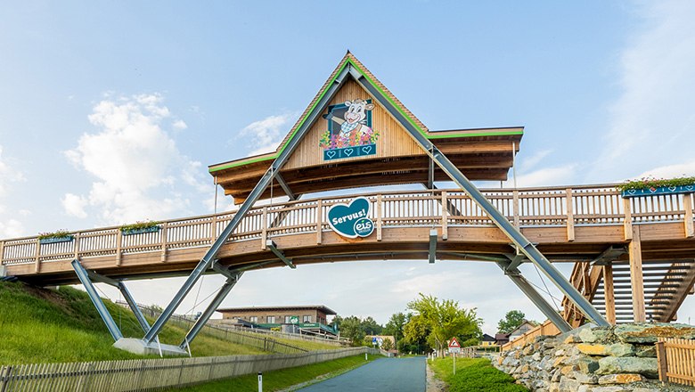 Eis-Greissler adventure park wooden bridge, &copy; Blochberger Eisproduktion GmbH