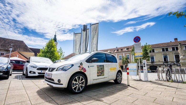 Charging station at the Langenlois timber yard, &copy; POV Robert Herbst