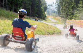 Mountain cart fun in Mönichkirchen, © Erlebnisalm Mönichkirchen-Mariensee GmbH, Fotograf und Fee
