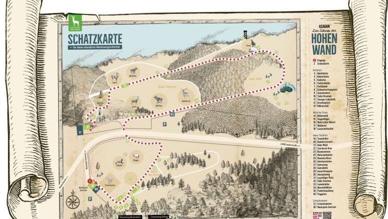 treasure_map_web, © Naturpark Hohe Wand