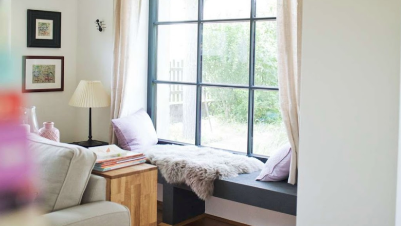 Living room in the 5-person house, Rohrau, &copy; Simon K&auml;fer