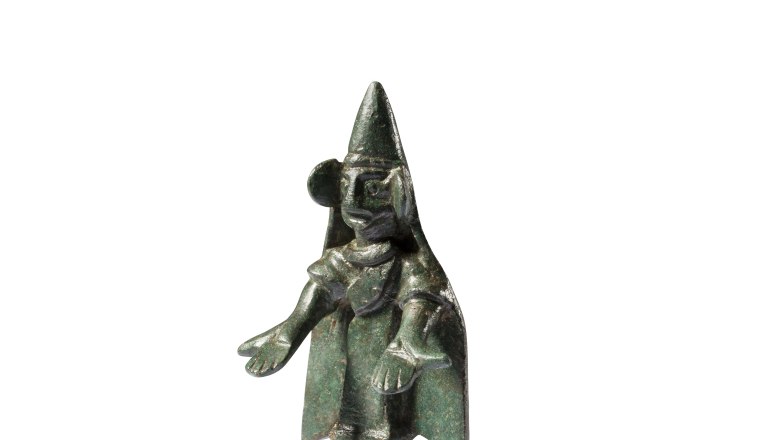 Iberer_Statuette Adorantin aus Bronze (c) Museo d&acute;Arqueologia de Catalunya, &copy; Museo d&acute;Arqueologia de Catalunya