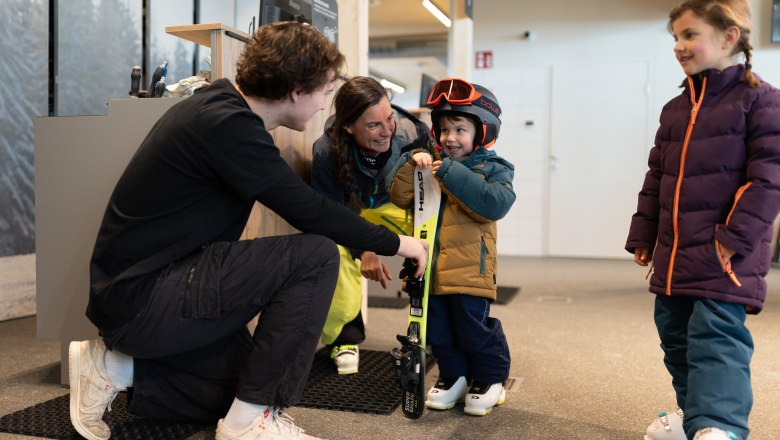 Síkölcsönző a Wexl Arena St. Corona síközpontban, © Markus Frühmann