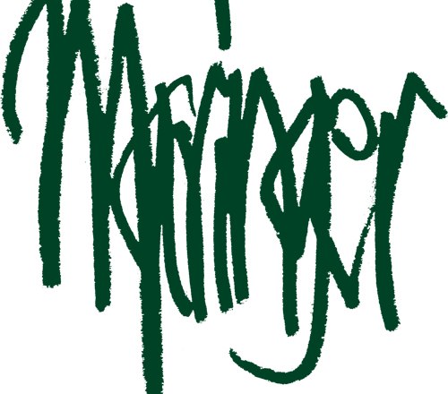 Maringer winery, logo in dark green, &copy; Johannes Maringer