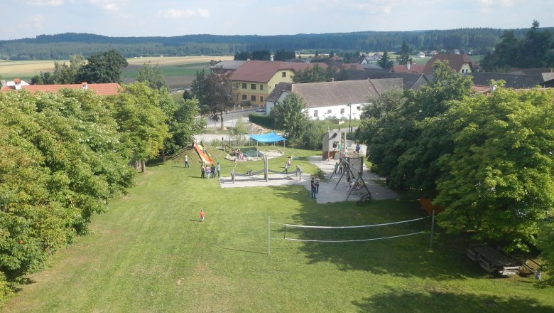 Spielplatz Grafenschlag von oben, &copy; FF Grafenschlag