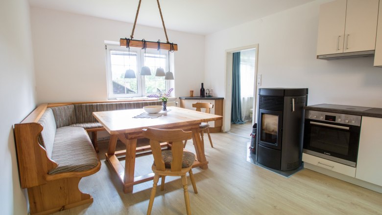 A szalon belső n&eacute;zete, &copy; Chalet-Nordwald, Fotograf Angela Hauler