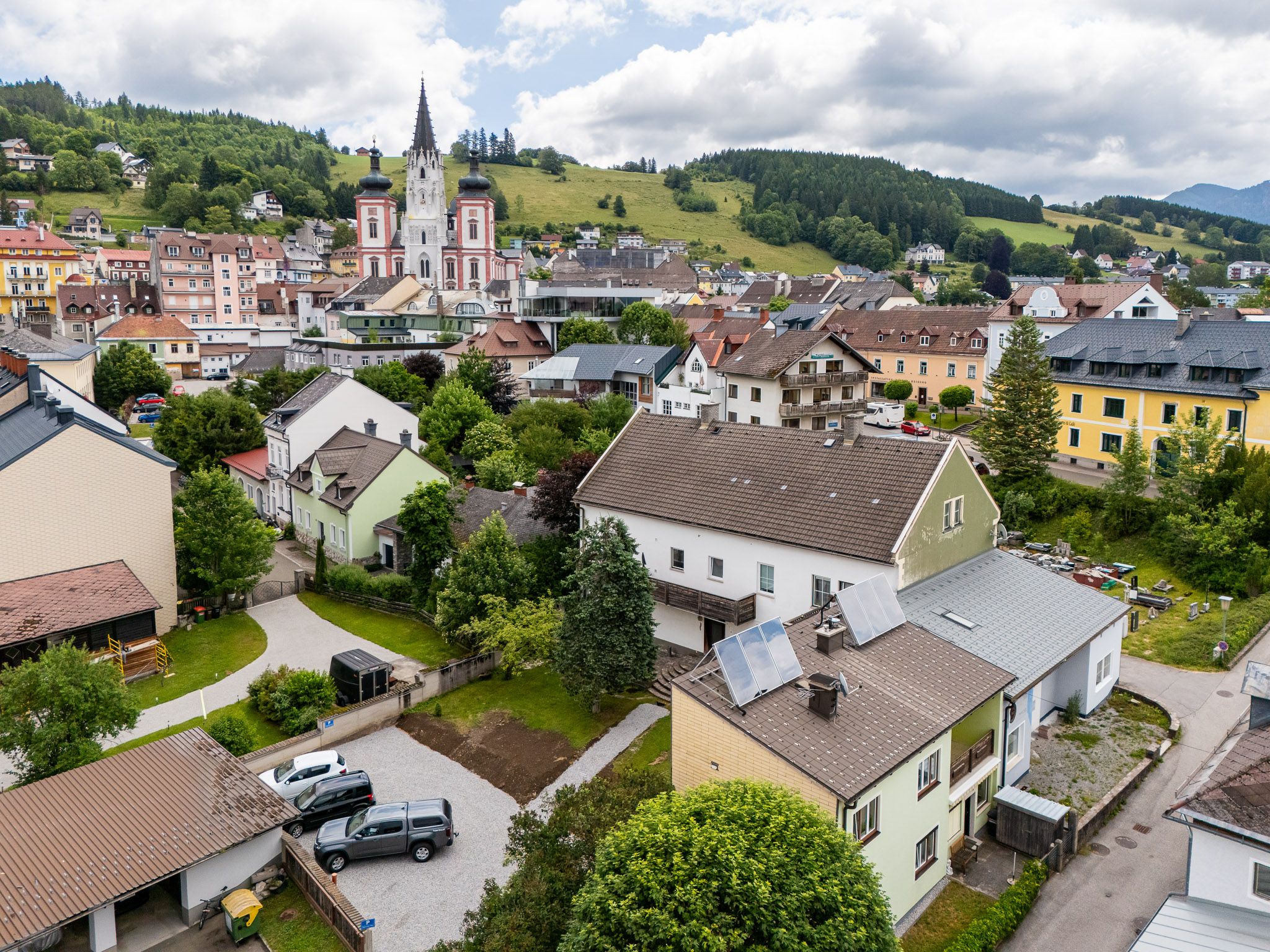 Steinmetz apartman - házra néző kilátás 