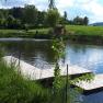 Pond with campsite, &copy; Rosina Steinbrunner