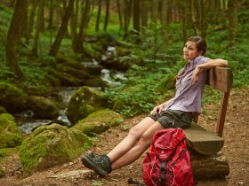 Rast in der Steinbachklamm im Nibelungengau, &copy; Donau N&Ouml; Tourismus/Klaus Engelmayer