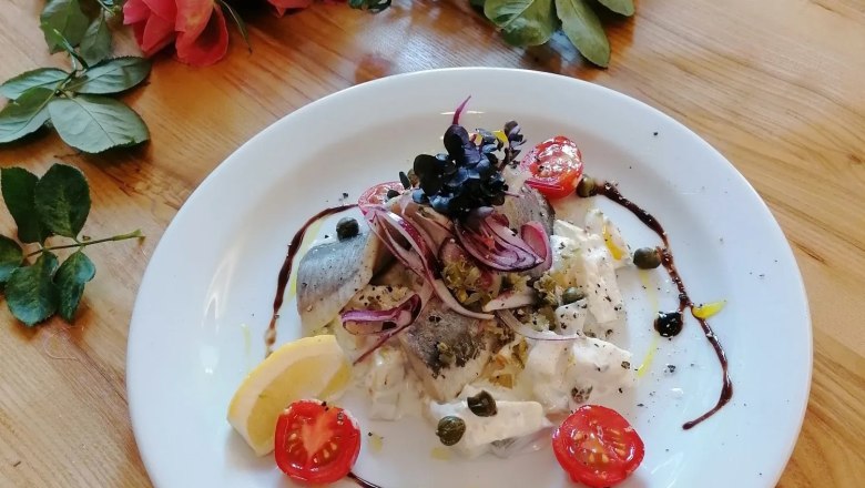 Matjes az Aggsteinerhofban, &copy; Daniels