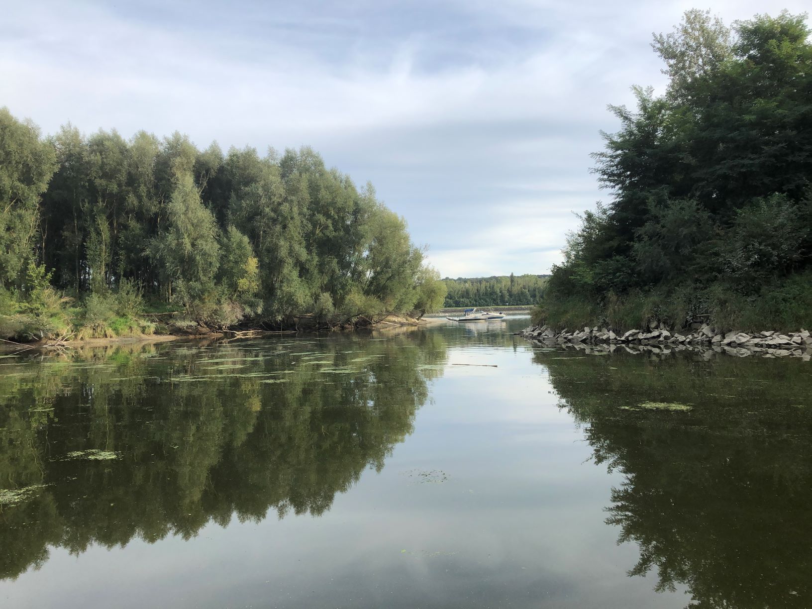Kikötő kijárat Emmersdorf/Luberegg kikötőnél