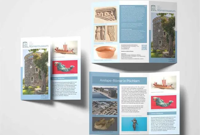 Folder Roemermuseum, &copy; R&ouml;mermuseum P&ouml;chlarn