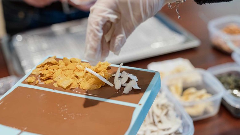 HEIDI Műhely csokol&aacute;d&eacute; szeletek, &copy; Heidi Chocolat