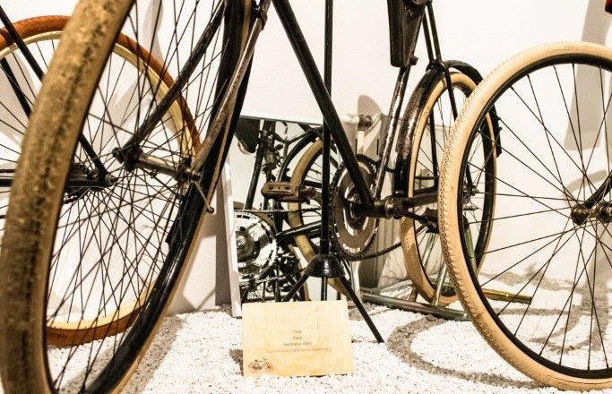 Bicycle museum exhibit, &copy; Mia Bodenstein