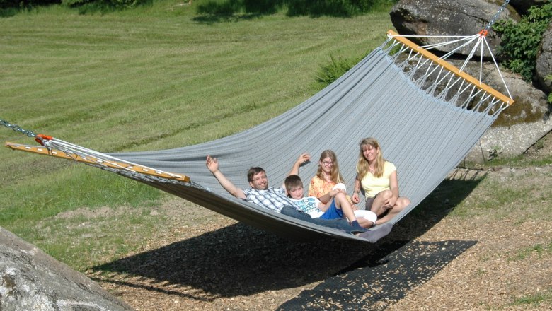 Hányan férnek el a függőágyban?, © Waldpension Nebelstein/ Fam. Schmidt