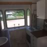 View into the kitchen of the 100-year-old baggage car, © M. Schorn