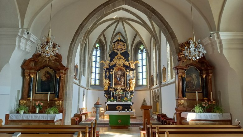 Altar of the Gerolding parish church, &copy; ARGE Dunkelsteinerwald