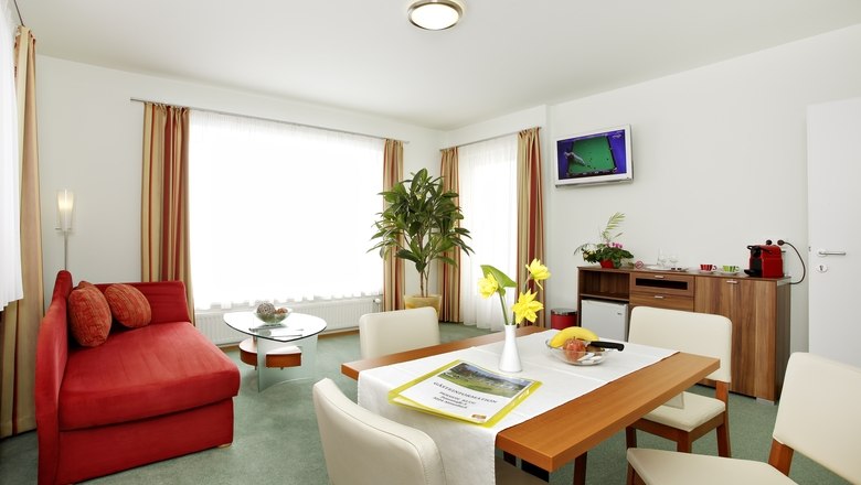 large suite in the Pension Klug, © Dorfresort Mitterbach