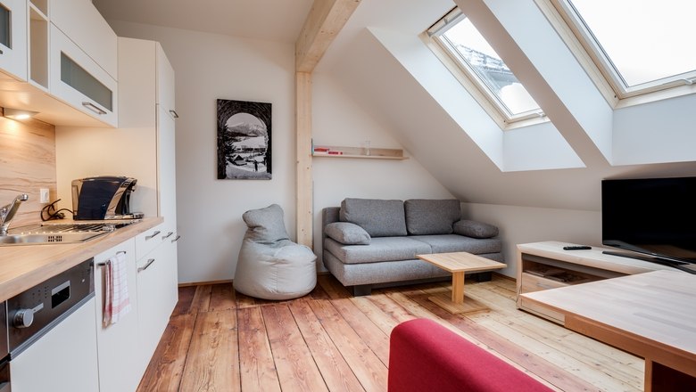 Konrad House 2-person apartment top floor, &copy; Konradhaus Entwicklungs GmbH