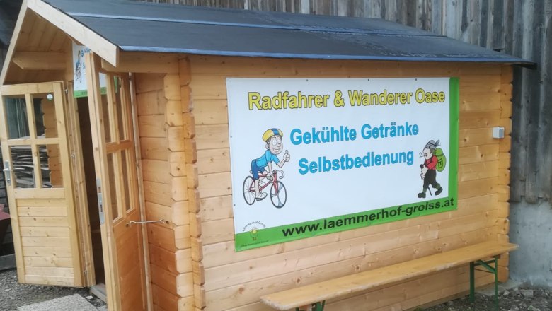 Rest stop at the L&auml;mmerhof Groi&szlig;, &copy; L&auml;mmerhof Groi&szlig;