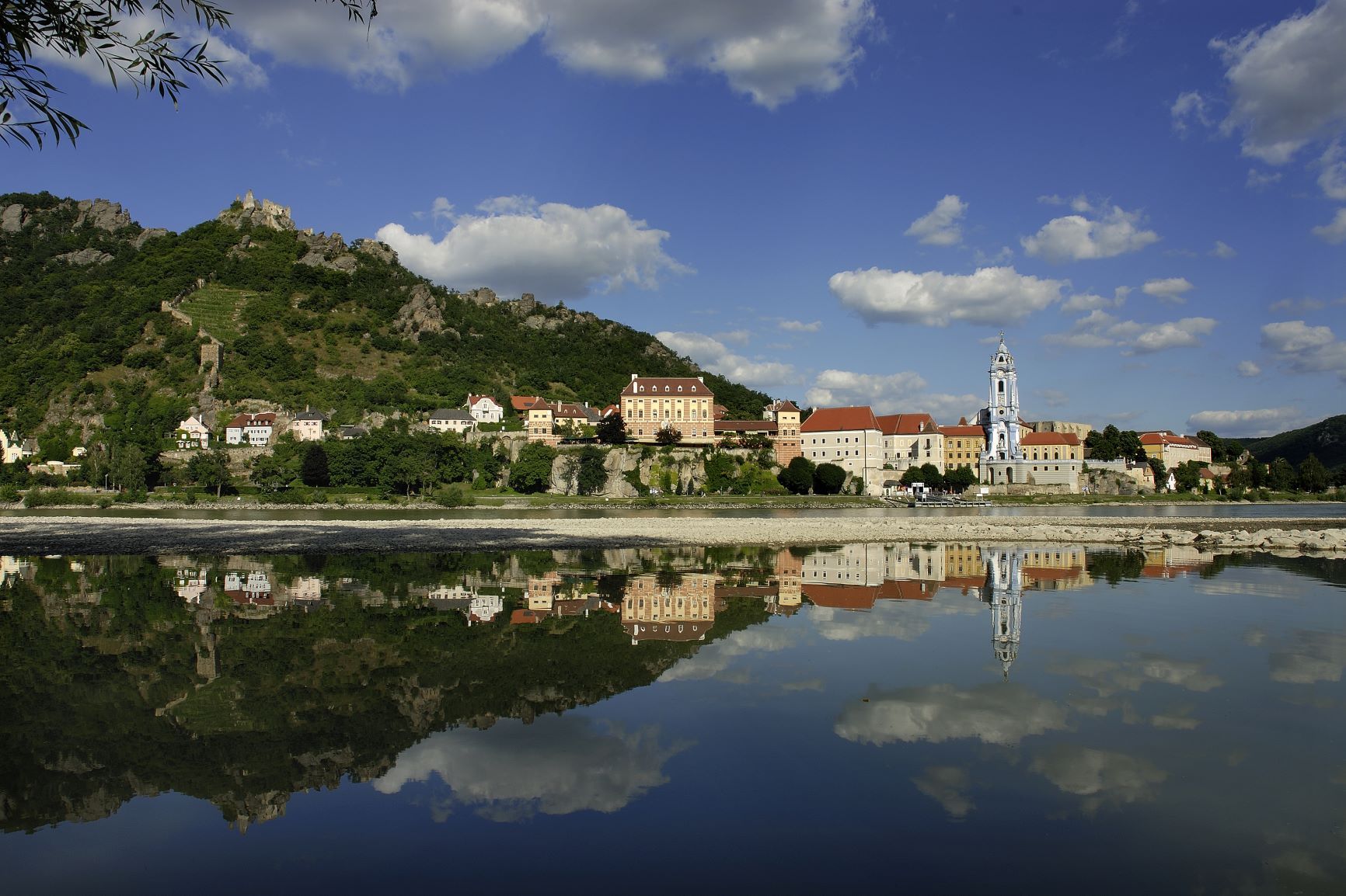 Dürnstein kék toronnyal