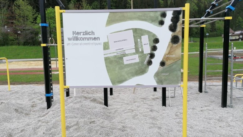 Generation meeting point Lunz am See on the school meadow, © Christian Paumann