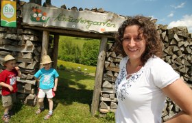 Martha Weber gives a tour of her herb garden, &copy; weinfranz.at