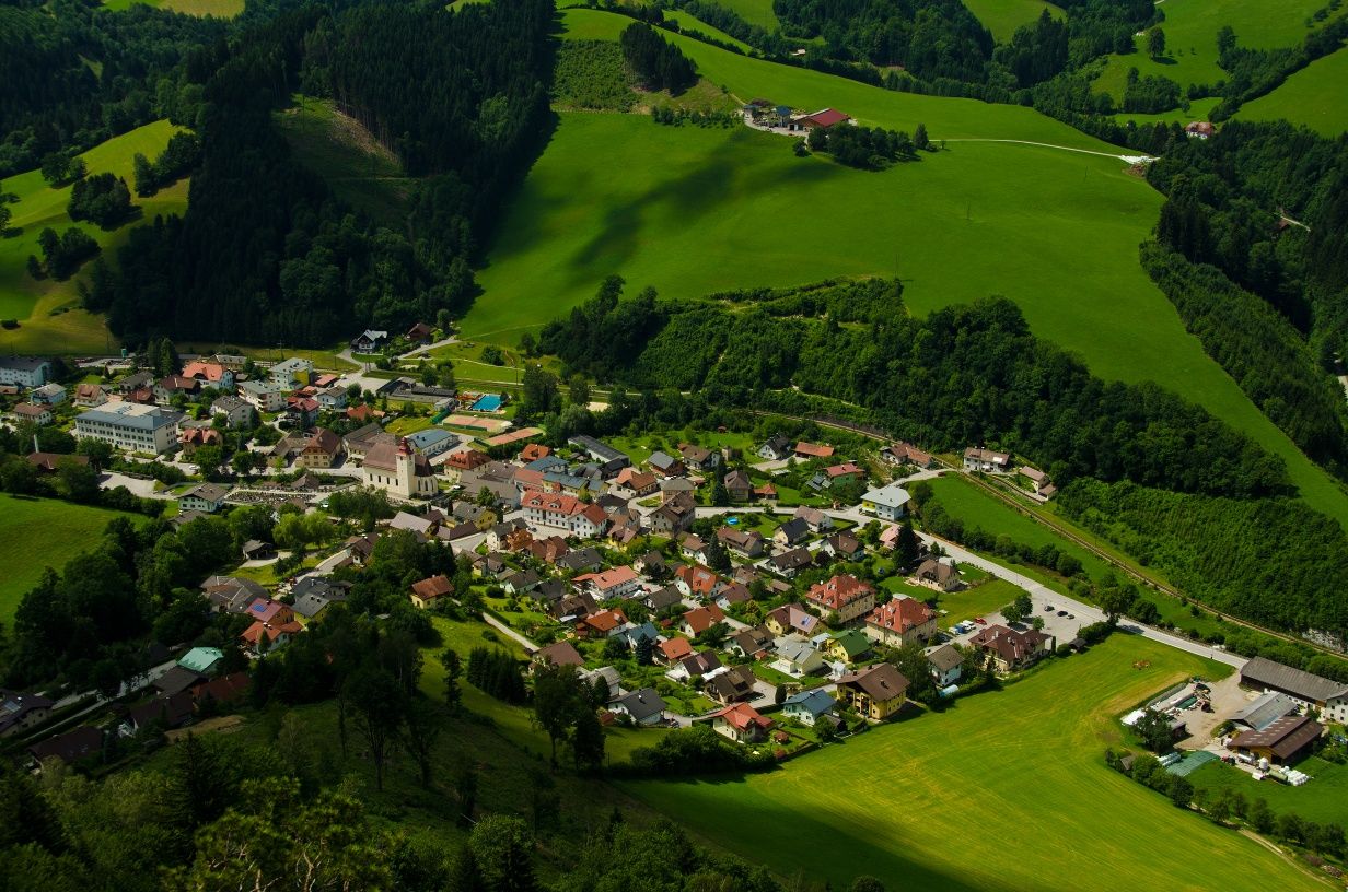 Frankenfels látképe