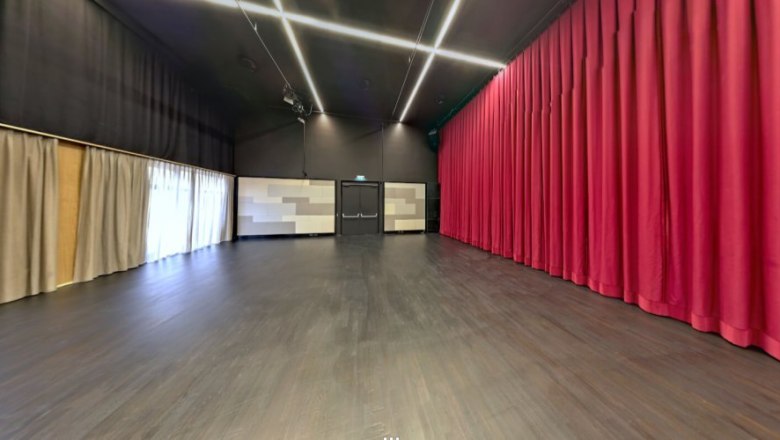 Ybbsfeldhalle stage area, &copy; Roland Schuller