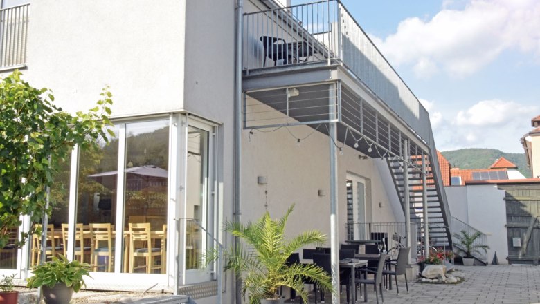 Belső udvar, &copy; Weingut B&auml;uerl