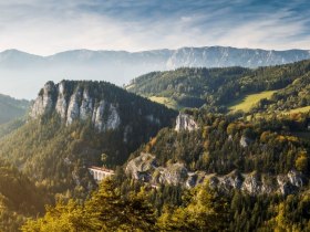 Blick auf die Semmeringeisenbahn, © Niederösterreich Werbung