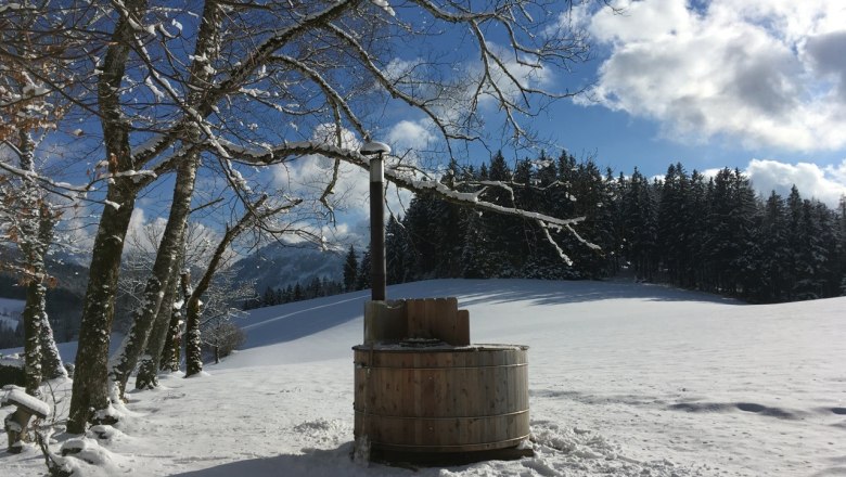 Vacation home Hinterbreiteneben in white splendor, © Johannes Hoyos