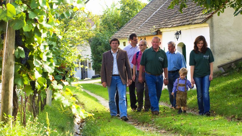 Guided tour of the cellar lanes, &copy; Newman Rita