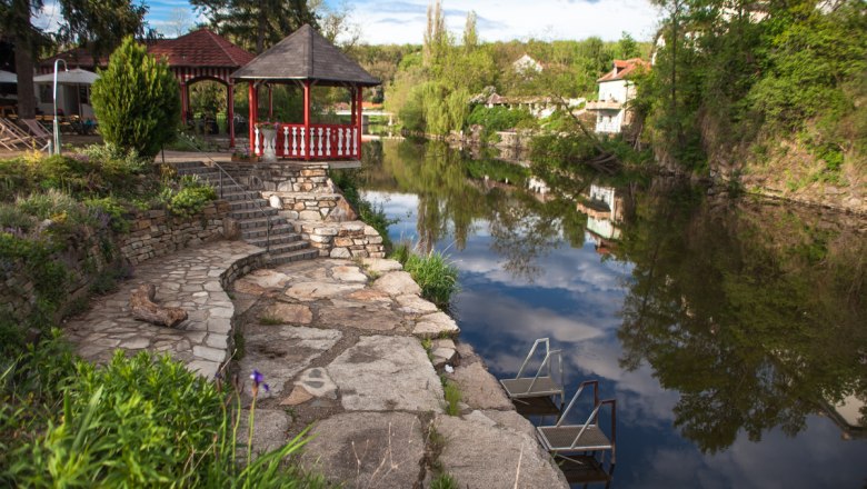 Plank am Kamp folyami strandja, © Niederösterreich Werbung, Romeo Felsenreich