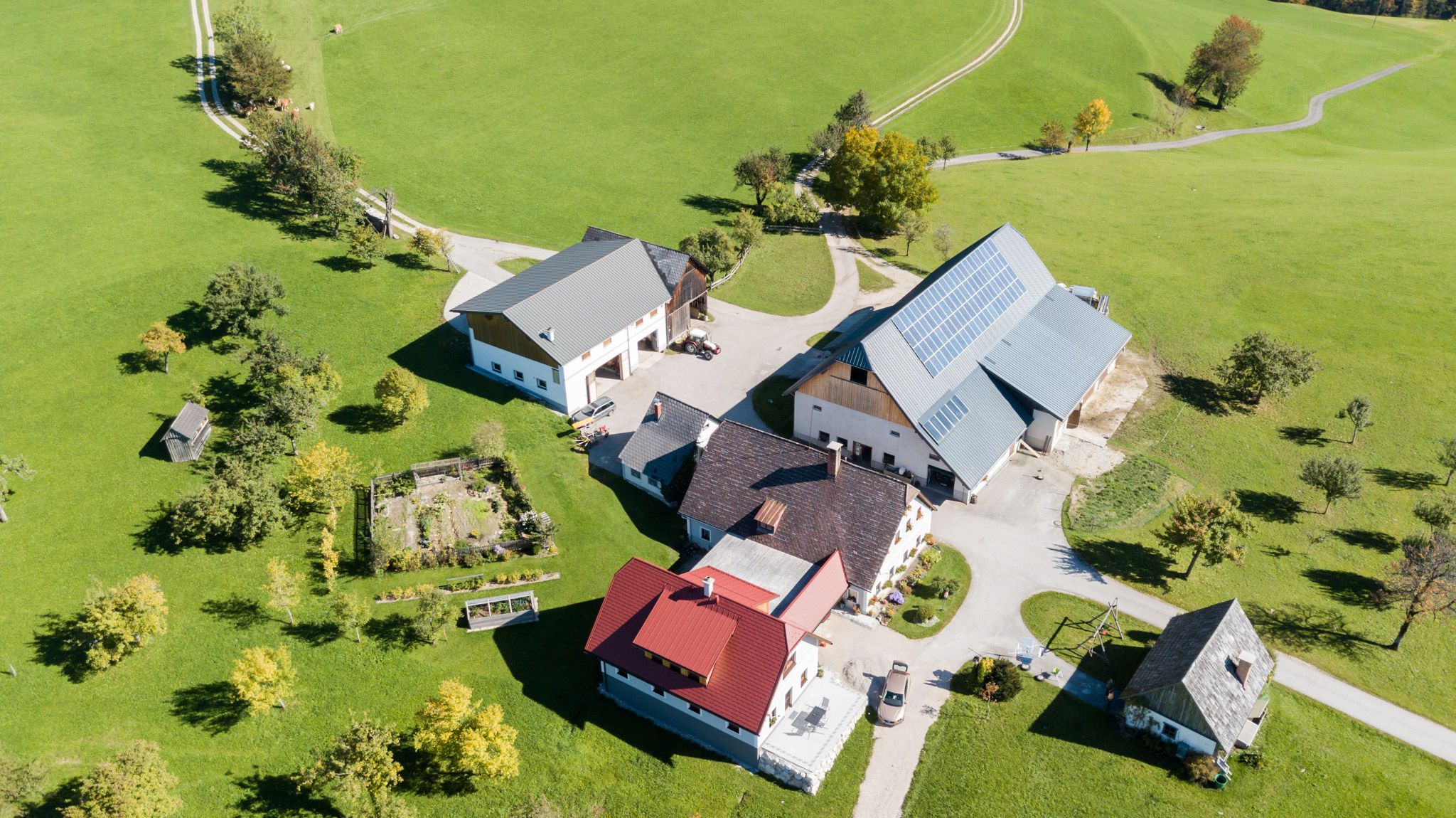Obereck biofarm felülről