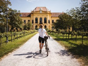 Schloss Eckartsau, Donauradweg, Donau in Nieder&ouml;sterreich, &copy; Nieder&ouml;sterreich Werbung/Franziska Consolati