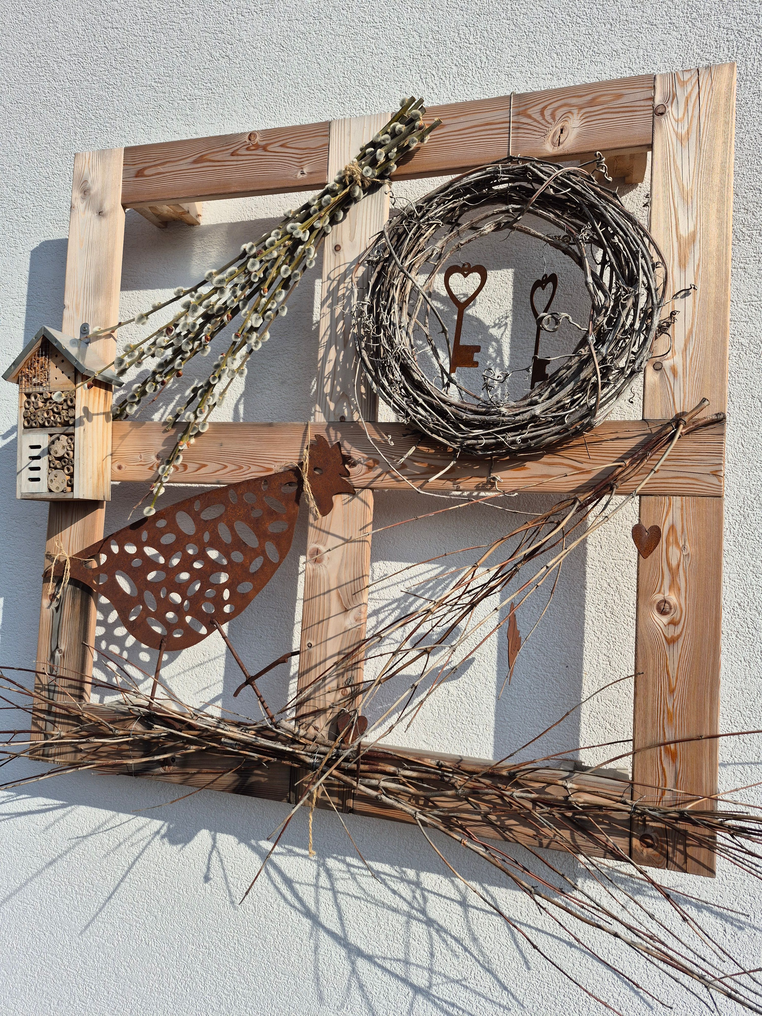 Húsvéti dekoráció, pálma cicák, vendégszoba Messermayer Göttlesbrunn 