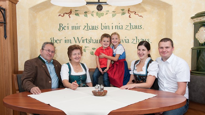 Familie Mitterböck, © Christa Flach Familie Mitterböck, © Christa Flach