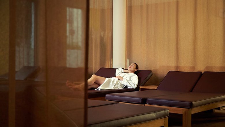 Relaxációs szoba Therme Laa, © Therme Laa – Hotel &amp; Silent Spa